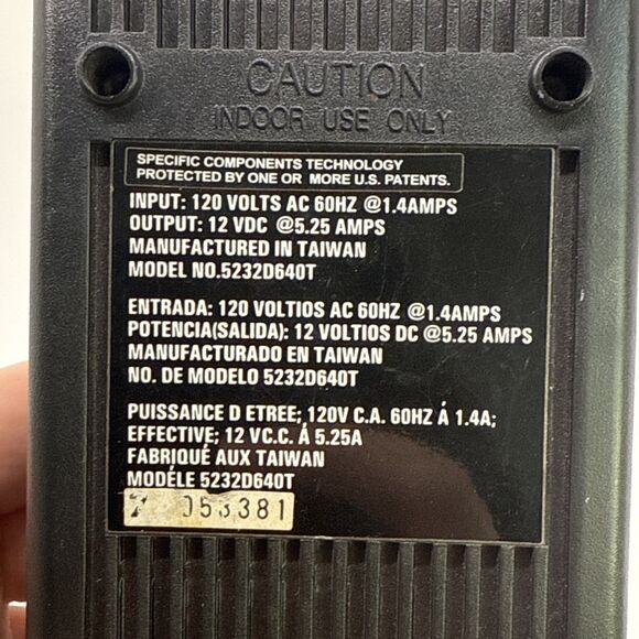 Coleman Electric Coolers Power Supply 12 Volt Plug Model 5232E640T Adapter Works - Picture 6 of 8